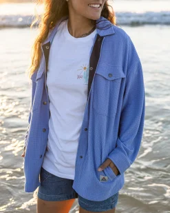 Damen Iguazu Gitter Polarfleece Hemd