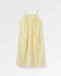 Damen Junipe Kleid – Hellgelb