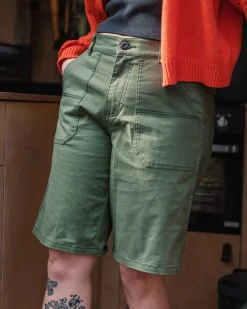 Damen Lani Natürliche Twill Long-Shorts