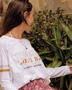 Damen La Sarena Oversized Langarmshirt