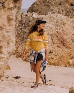 Damen La Sarena Oversized LS T-Shirt