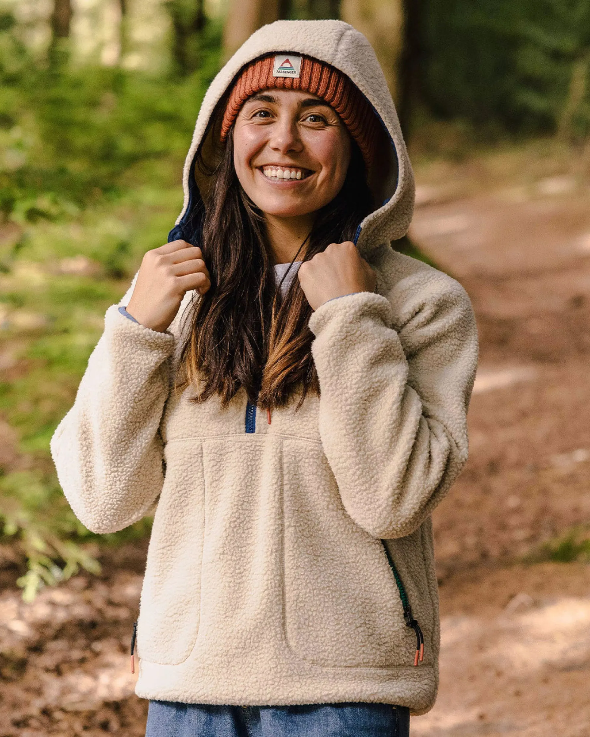 Damen Maine 1/2 Zip Sherpa Fleece
