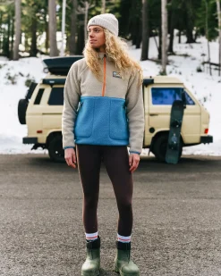 Damen Maine 1/2 Zip Sherpa Fleece