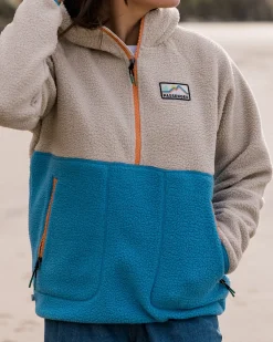 Damen Maine 1/2 Zip Sherpa Fleece