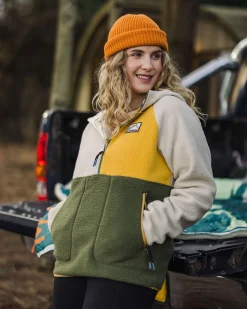 Damen Maine 1/2 Zip Sherpa Fleece
