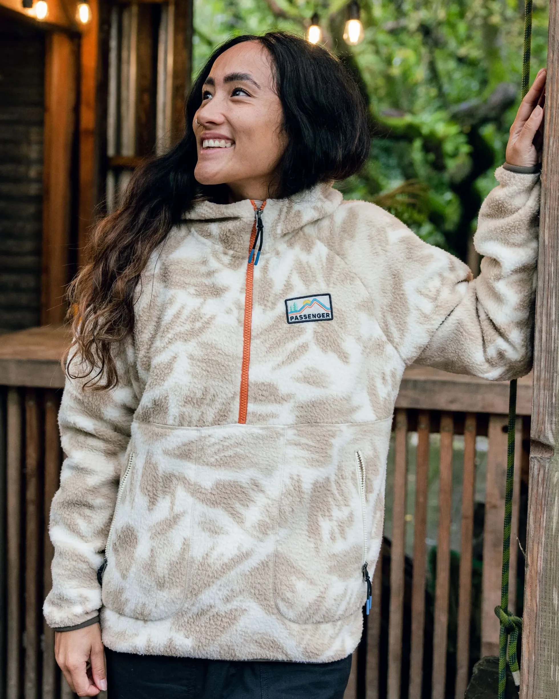 Damen Maine 1/2 Zip Sherpa Fleece