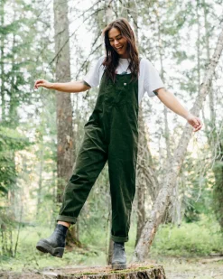 Damen Meadows Organische Baumwolle Cord-Latzhose