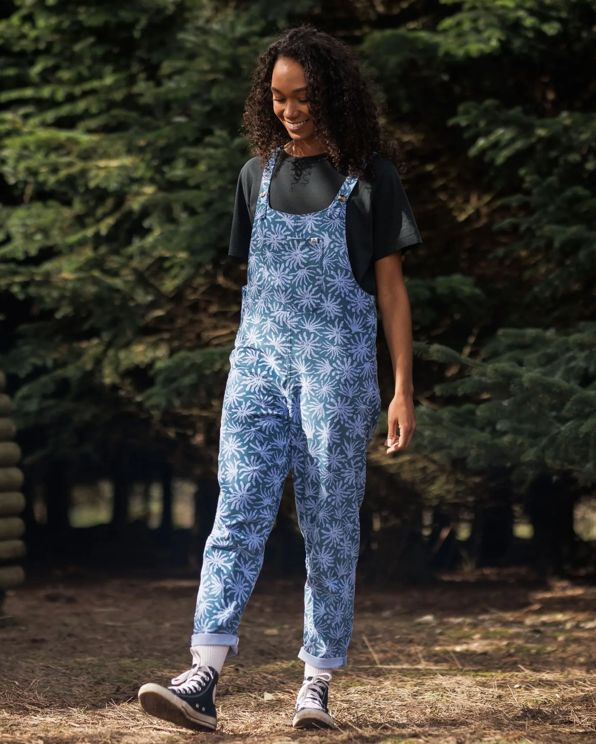 Damen Meadows Organische Baumwolle cord-Latzhose