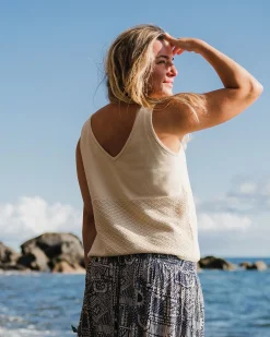 Damen Migrate Bio-gestrickte Top