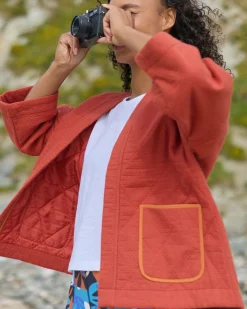 Damen Mira Stepphemd aus Bio-Baumwolle