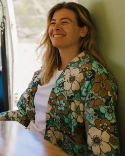 Damen Mira Stepphemd aus Bio-Baumwolle