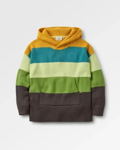 Damen Moments Übergroßer Bio-Strickpullover mit Kapuze