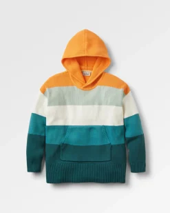 Damen Moments Übergroßer Bio-Strickpullover mit Kapuze