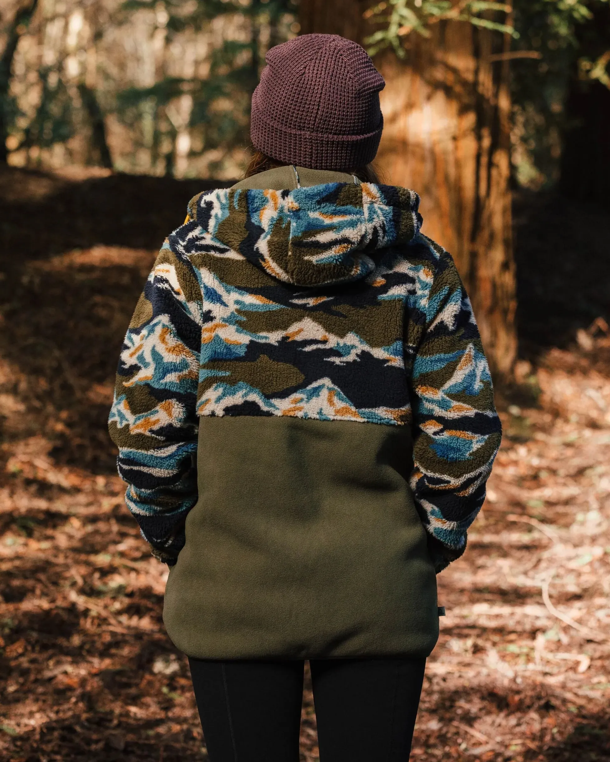Damen Nestling Polar-Lined Sherpa Fleece