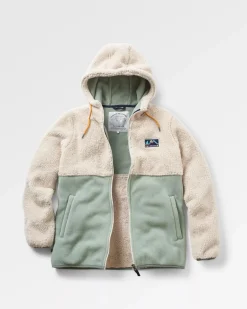 Damen Nestling Sherpa Kapuzen-Fleece