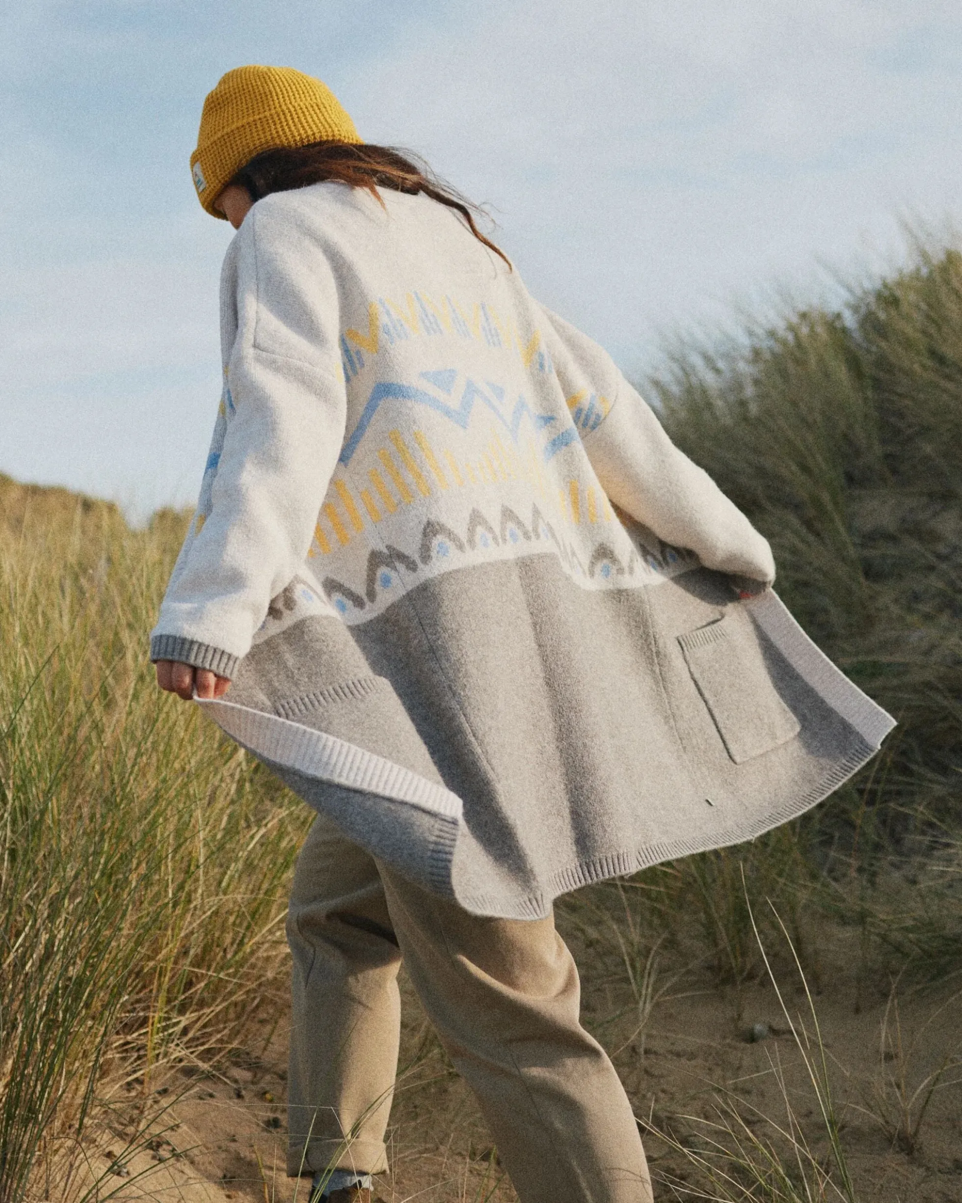 Damen Nettle Gestrickter Cardigan