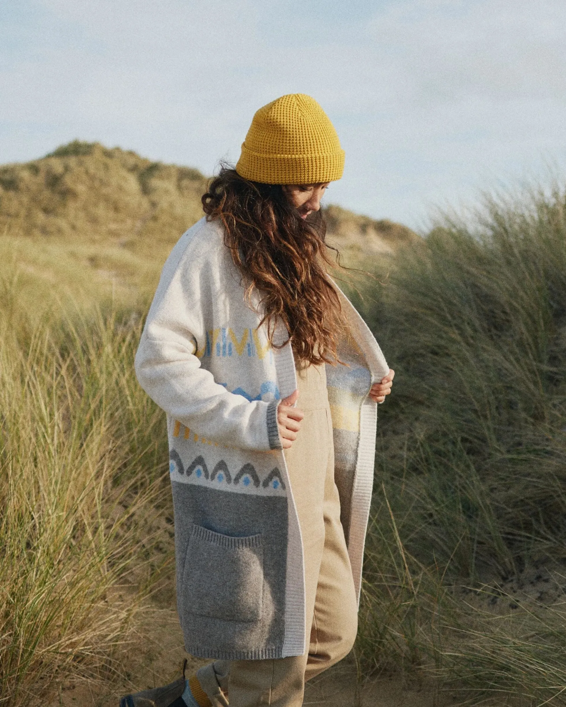 Damen Nettle Gestrickter Cardigan