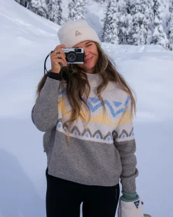 Damen Nettle Gestrickter Pullover