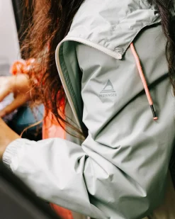 Damen Nimbin Reißverschluss Wasserabweisende Jacke
