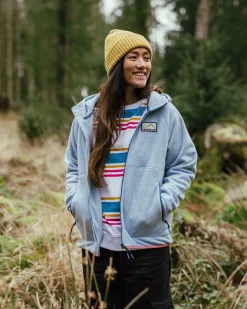 Damen Nordküste Full Zip Sherpa-Fleece