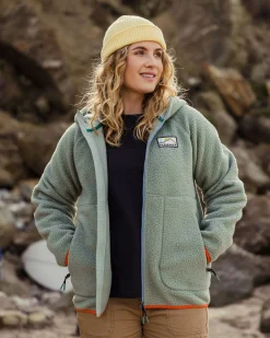 Damen Nordküste Full Zip Sherpa Fleece