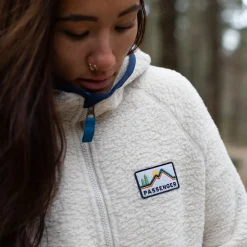 Damen North Coast Reißverschluss Sherpa Fleece