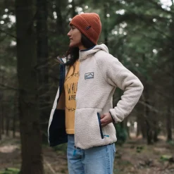 Damen North Coast Reißverschluss Sherpa Fleece