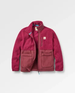 Damen Oak Teddy Fleece mit langem Schnitt