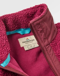 Damen Oak Teddy Fleece mit langem Schnitt