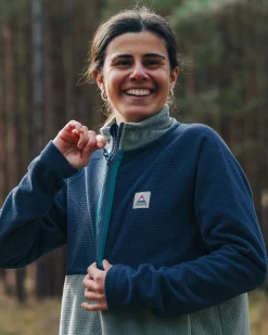 Damen Off Trail Gitter-Polarfleece