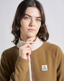 Damen Off Trail Grid Fleece