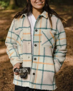 Damen Olympus Garn-Dye Sherpa Fleece Hemd