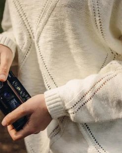 Damen Palm Bio Oversized Strickpullover