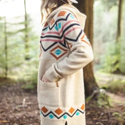 Damen Palumbo Kapuzen-Cardigan