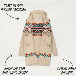 Damen Palumbo Kapuzen-Cardigan