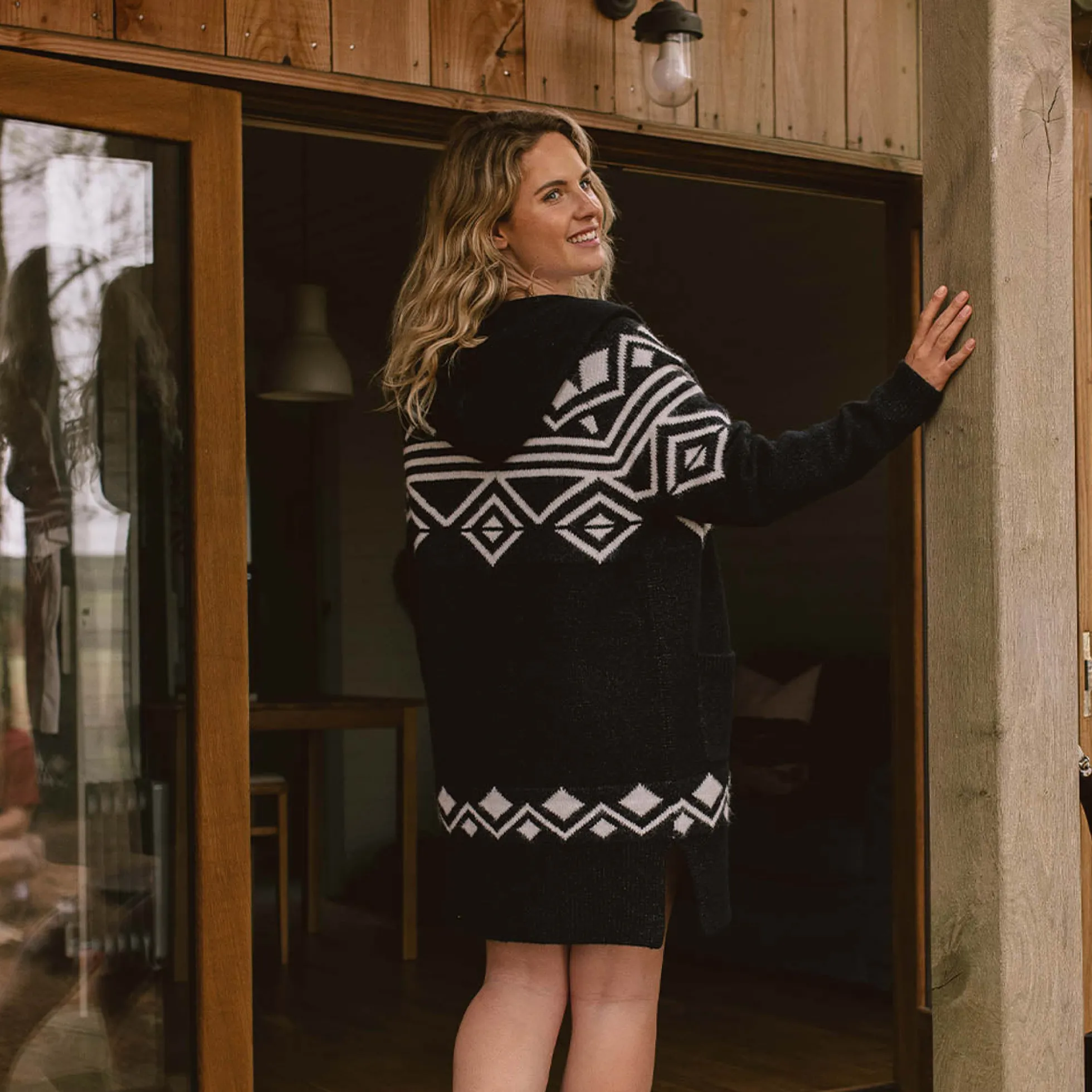 Damen Palumbo Kapuzen-Cardigan