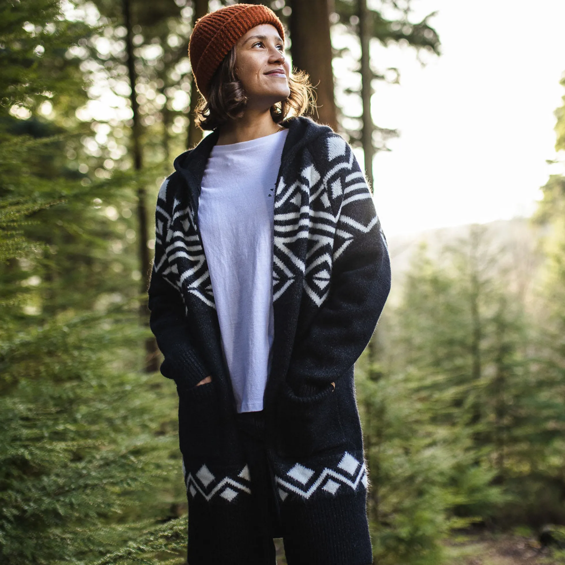 Damen Palumbo Kapuzen-Cardigan