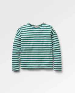 Damen Panorama Gestreiftes Langarmshirt