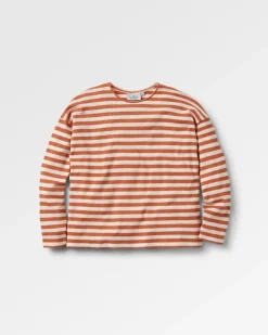 Damen Panorama Gestreiftes Langarmshirt