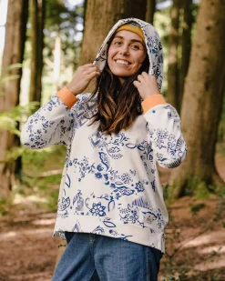 Damen Patchwork Hoodie