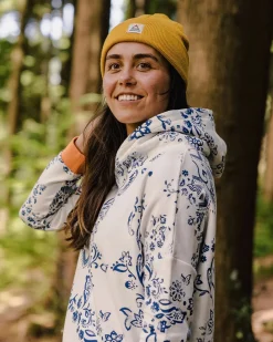 Damen Patchwork Hoodie