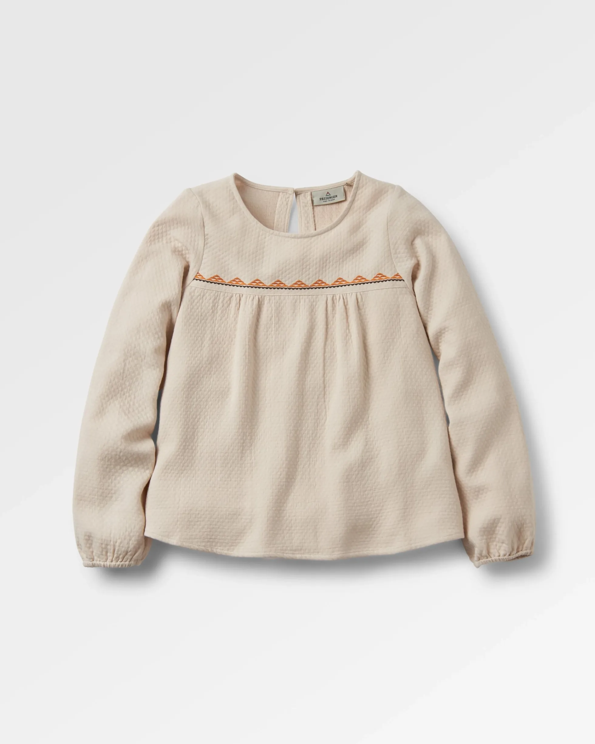 Damen Petal Bio-Baumwoll-Langarmshirt