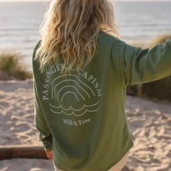 Damen Rainbow Oversized Sweatshirt