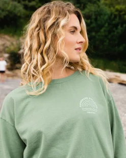 Damen Rainbow Oversized Sweatshirt