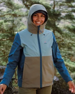 Damen Rainstorm Wasserdichte Jacke
