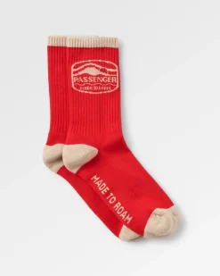 Damen Rambler Natürliche Mittelschwere Crew-Socken