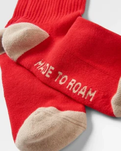 Damen Rambler Natürliche Mittelschwere Crew-Socken