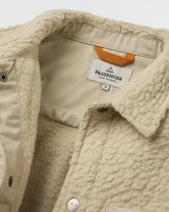Damen Rappel Sherpa Oversized Shirt