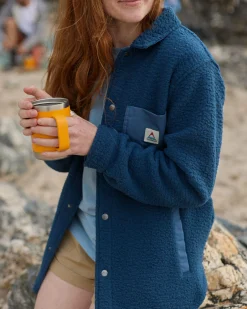 Damen Rappel Sherpa Oversized Shirt