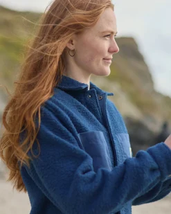 Damen Rappel Sherpa Oversized Shirt